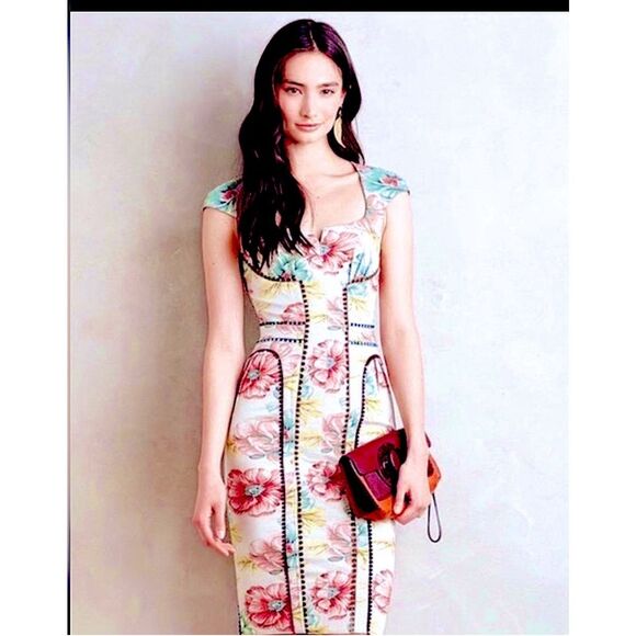 Anthropologie Dresses & Skirts - NWT Anthropologie Byron Lars Floral Dress Size 8